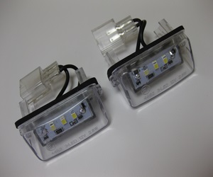 Peugeot 307 rendszámtábla led világítás - utángyártott Peugeot alkatrészek